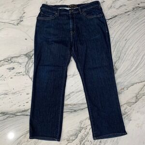 34 Heritage Charisma Jeans Mens 38x28 Comfort‎ Rise Classic Fit Dark Wash Denim